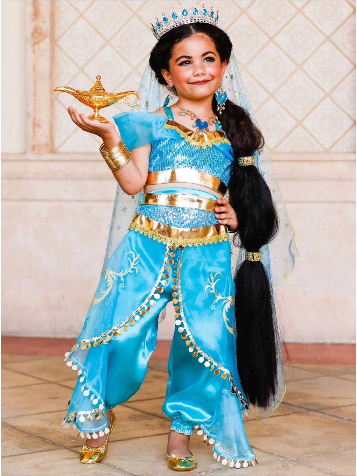 Girls Arabian Nights Princess Costume Set