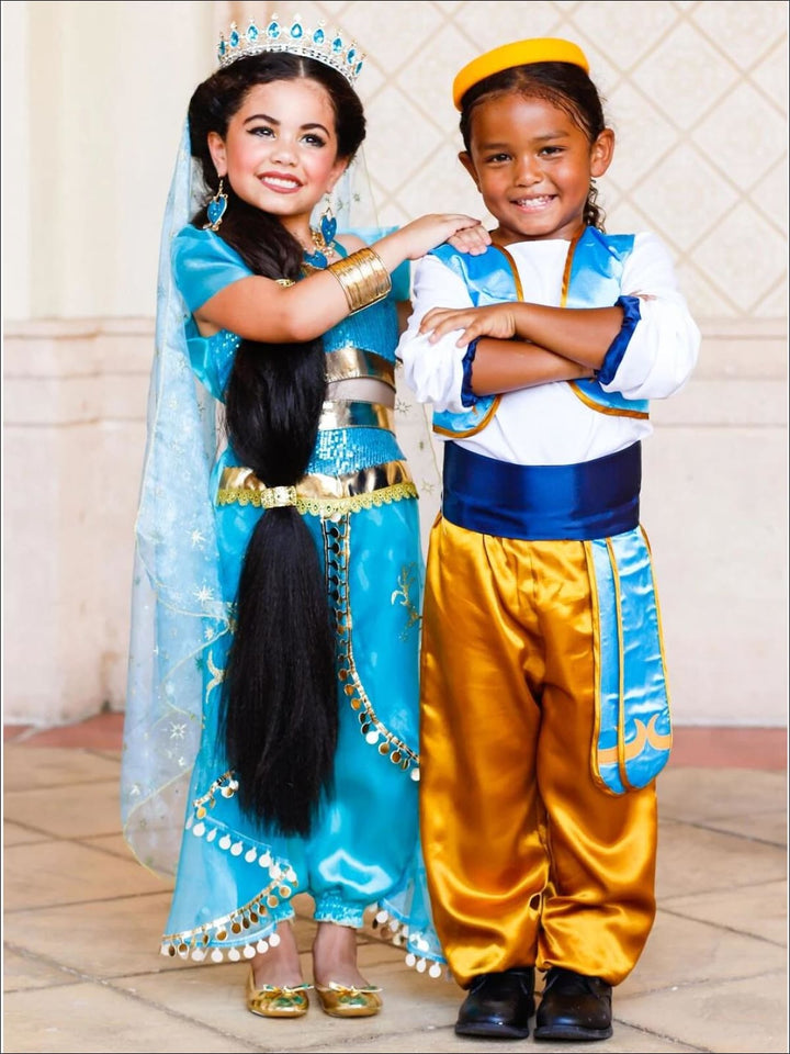 Halloween Costume | Princess Jasmine Inspired Set | Mia Belle Girls