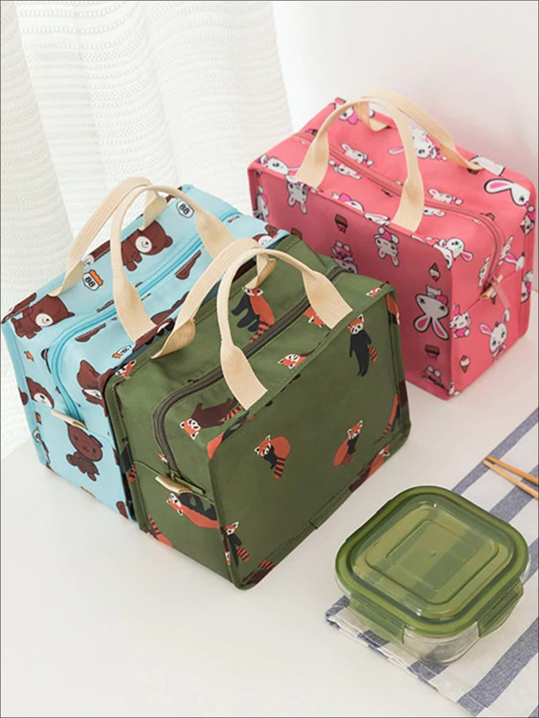 Girls Graphic Print Insulated Thermal Lunch Box - Mia Belle Girls