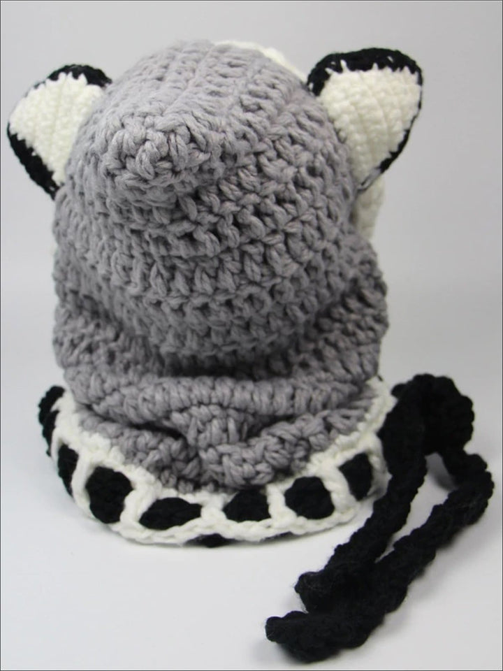 Girls Knitted Animal Ear Winter Scarf - Girls Hats