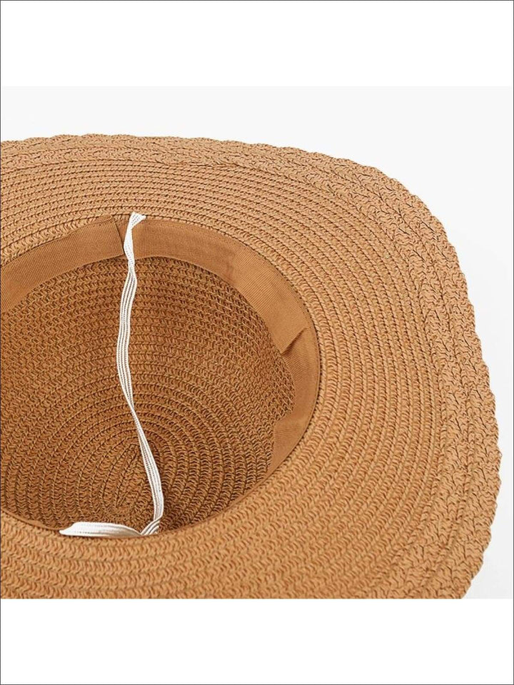 Girls Lace Brim Straw Hat - Girls Hats