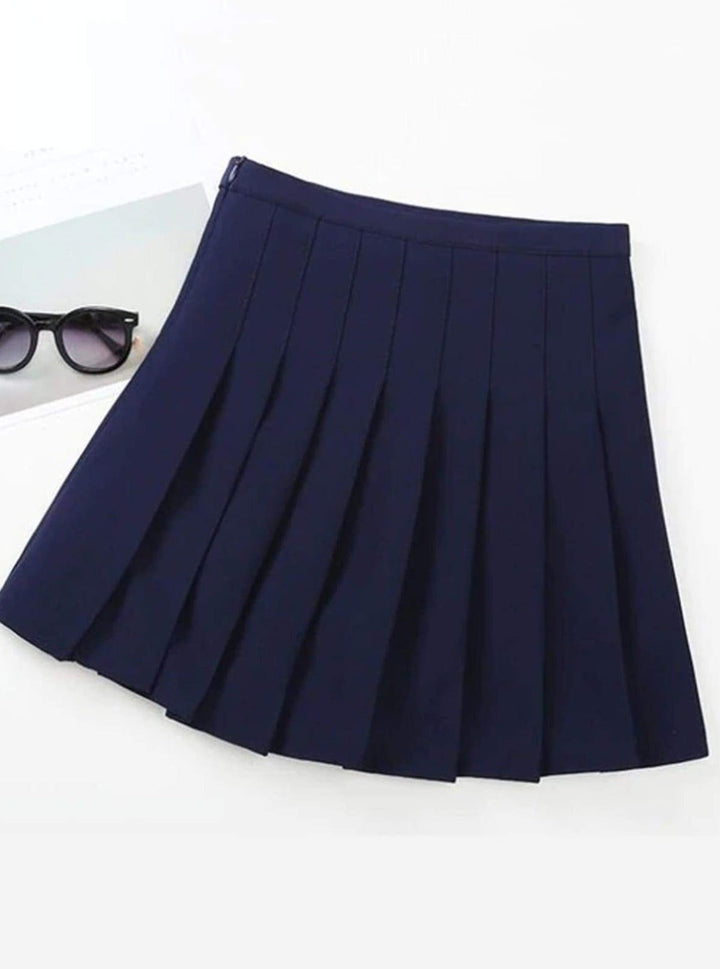 Fall Clothes | Preppy Casual Pleated Skirt | Girls Boutique Clothes