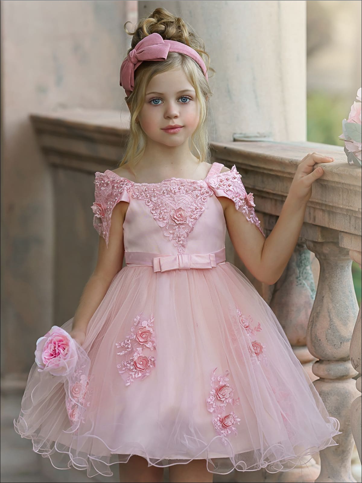 Here Comes The Princess Embellished Dress – Mia Belle Girls