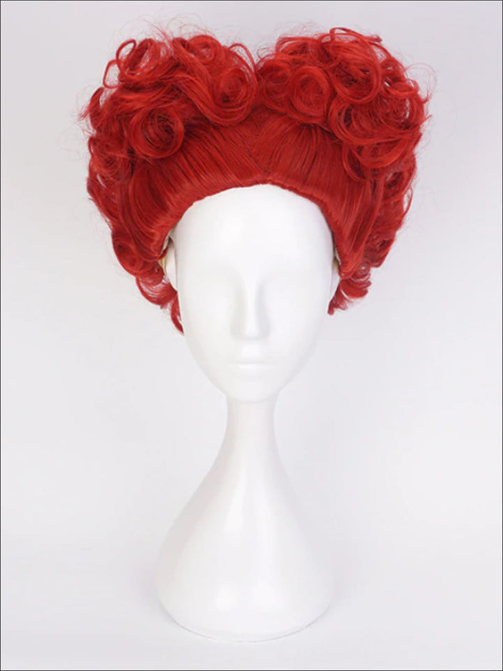 Kids Halloween Wigs | Queen of Hearts Curls Updo Wig | Mia Belle Girls