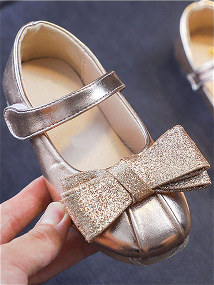 Mia Belle Girls Metallic Mary Jane Shoes | Shoes By Liv and Mia