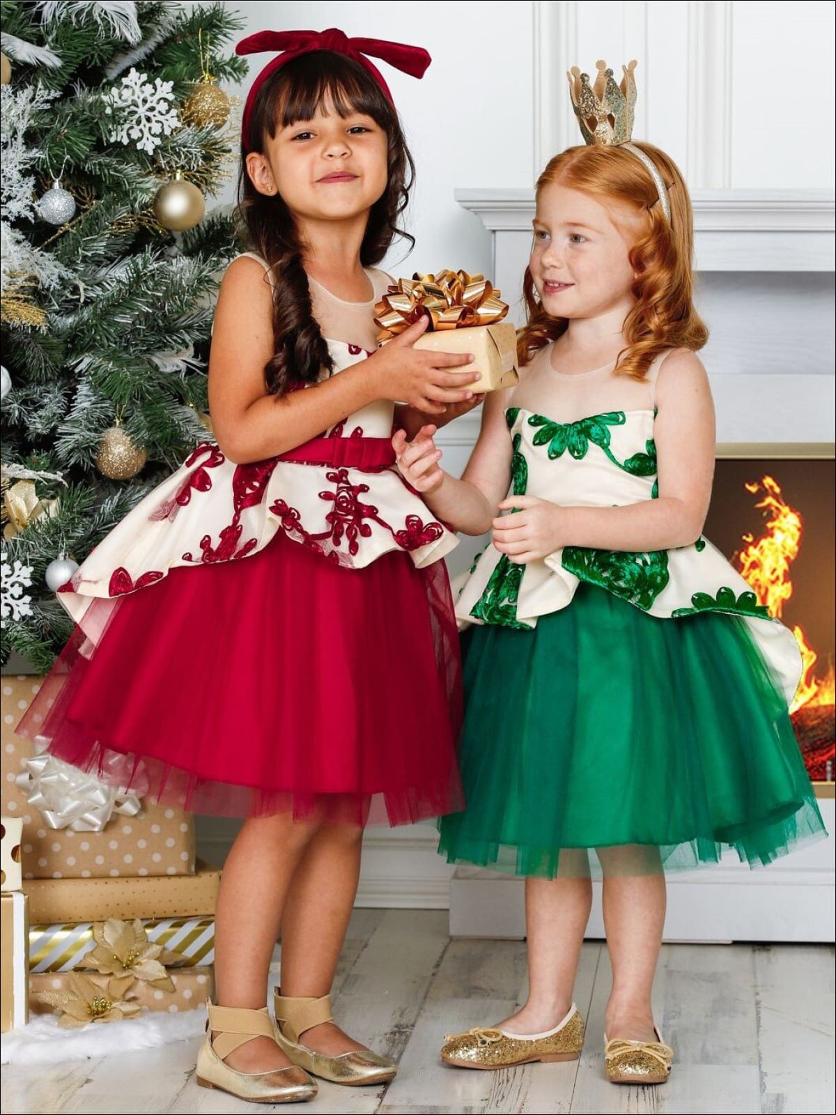 Little fashion girls holiday dresses