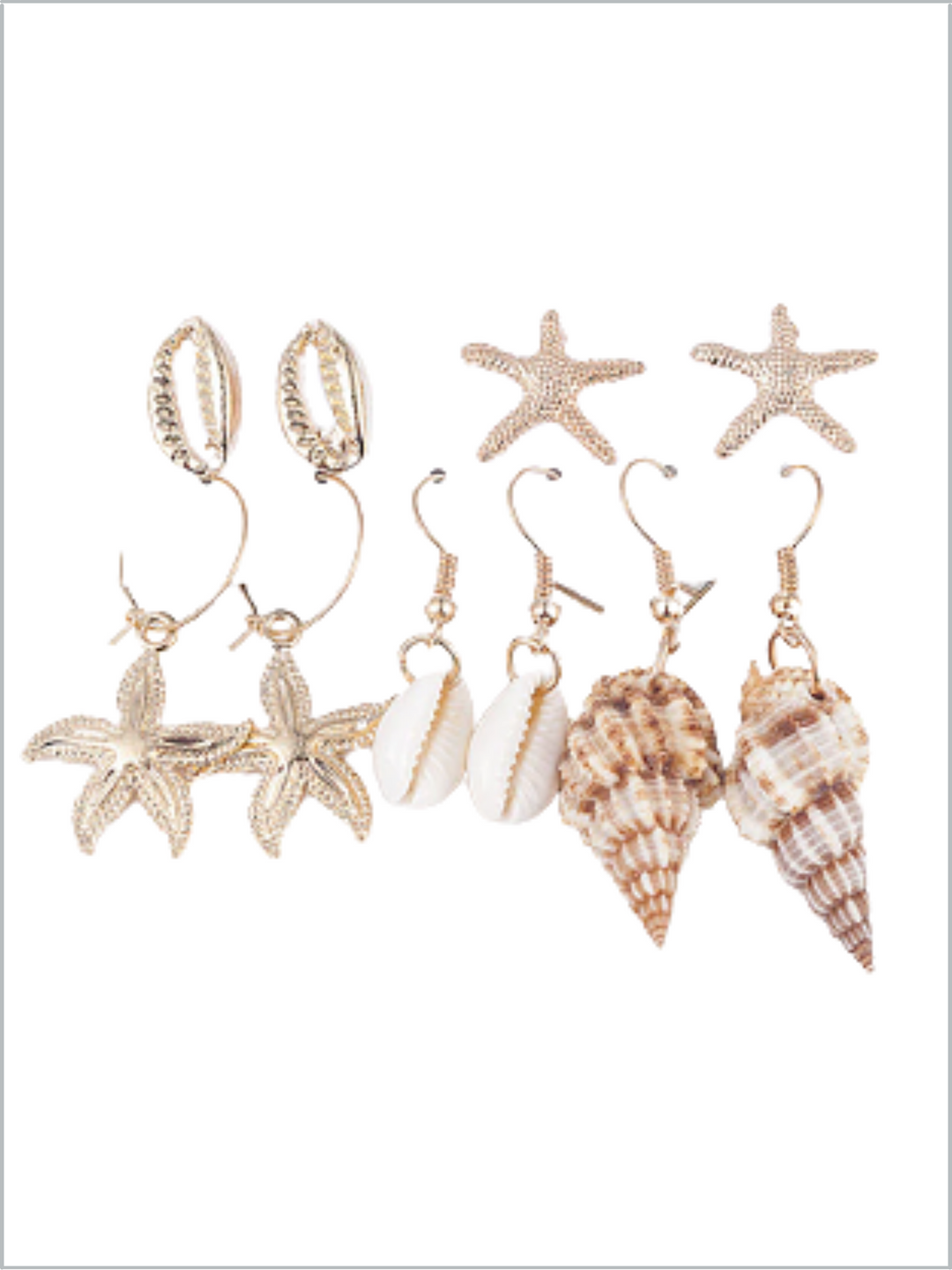 Kids Halloween Accessories | Shell Mermaid Earrings | Mia Belle Girls