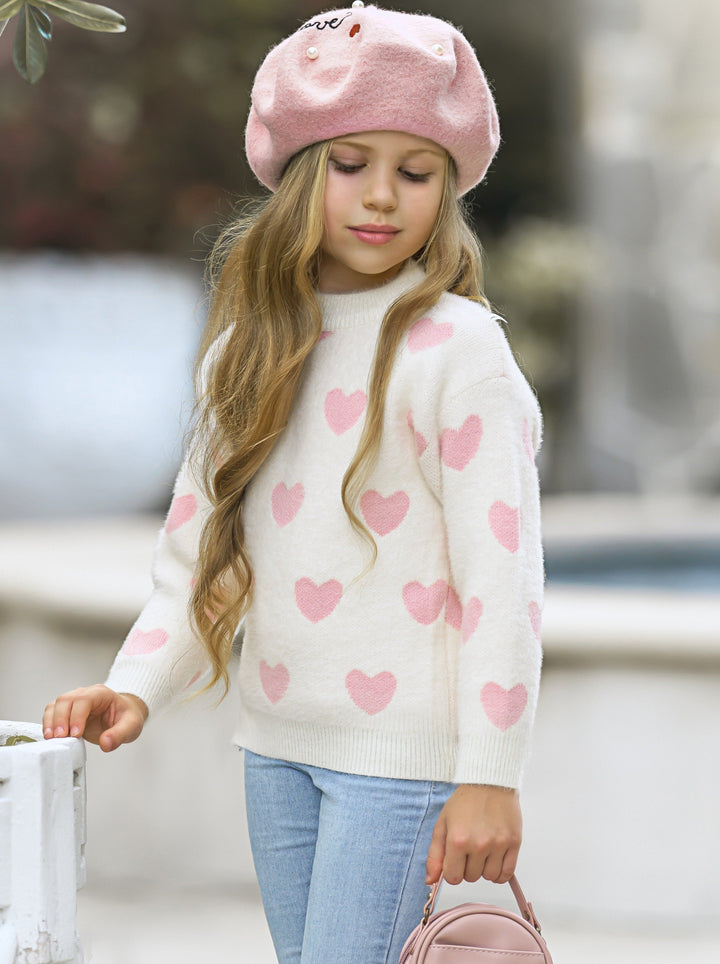 Chance At Love Sweater - Toddler Sweater - Mia Belle Girls