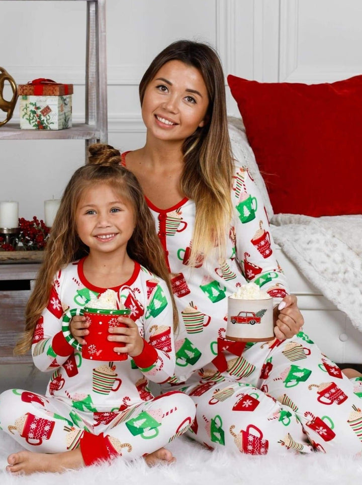 Mommy and Me Matching Pajamas | Christmas Pajama Set | Mia Belle Girls