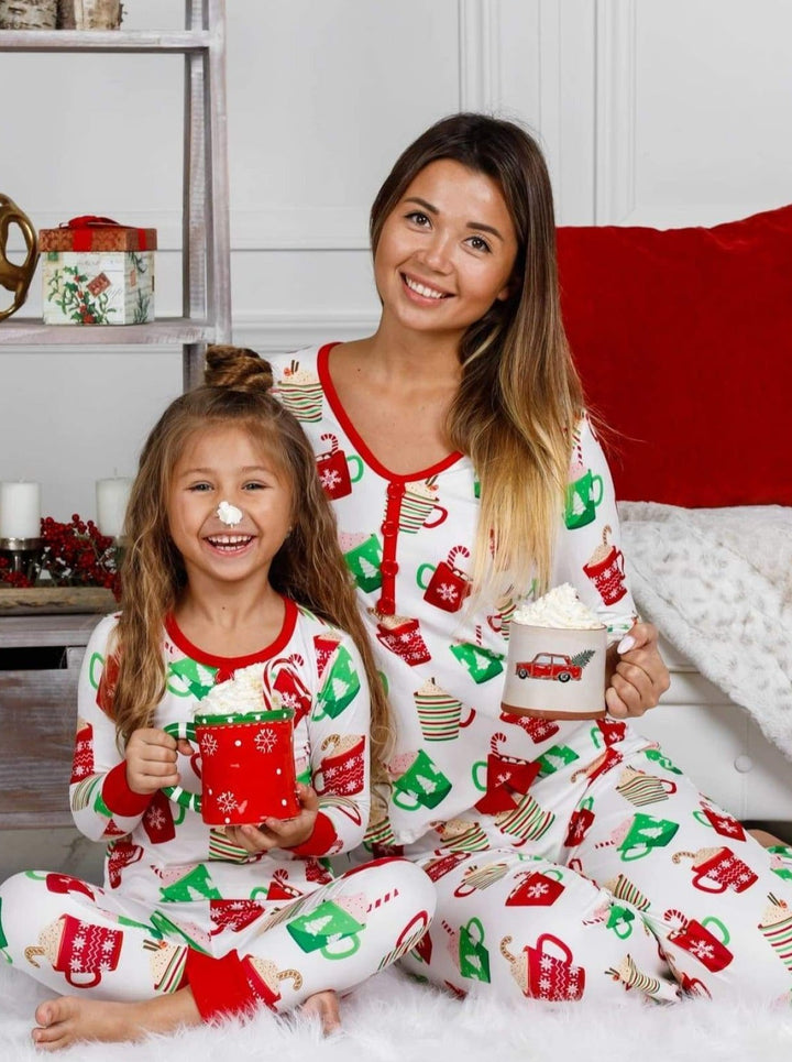 Mommy and Me Matching Pajamas | Christmas Pajama Set | Mia Belle Girls