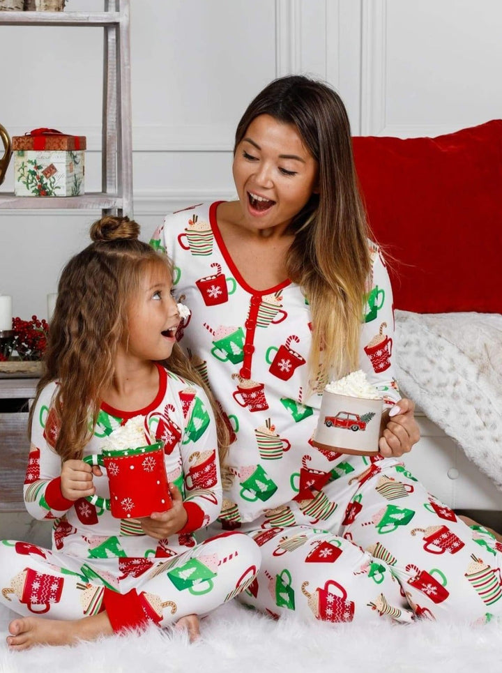 Mommy and Me Matching Pajamas | Christmas Pajama Set | Mia Belle Girls