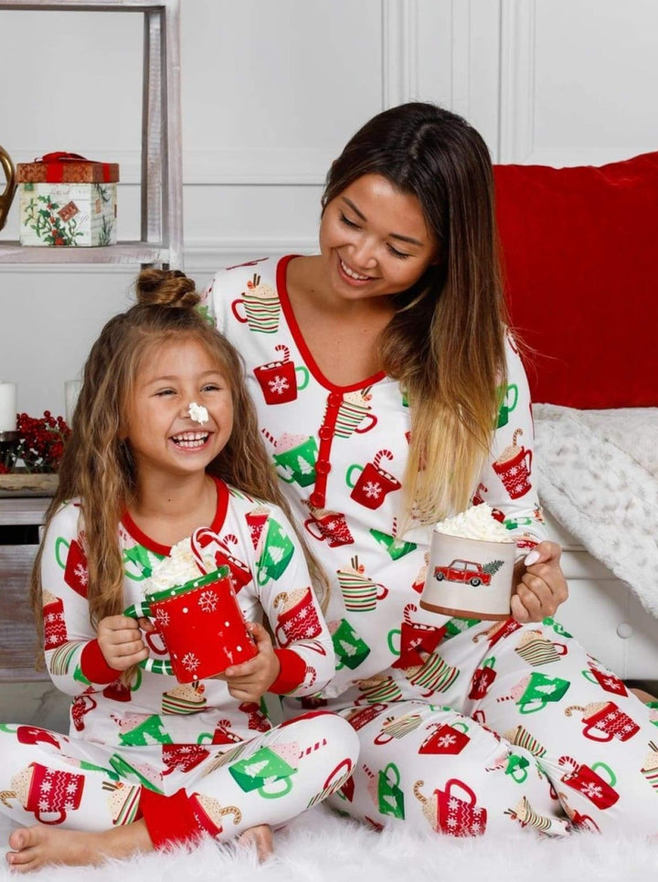 Mommy and Me Matching Pajamas | Christmas Pajama Set | Mia Belle Girls