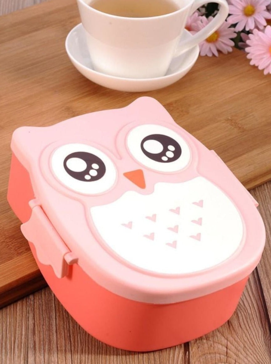 Girls Cute Owl Bento Lunch Box | School Accessories - Mia Belle Girls