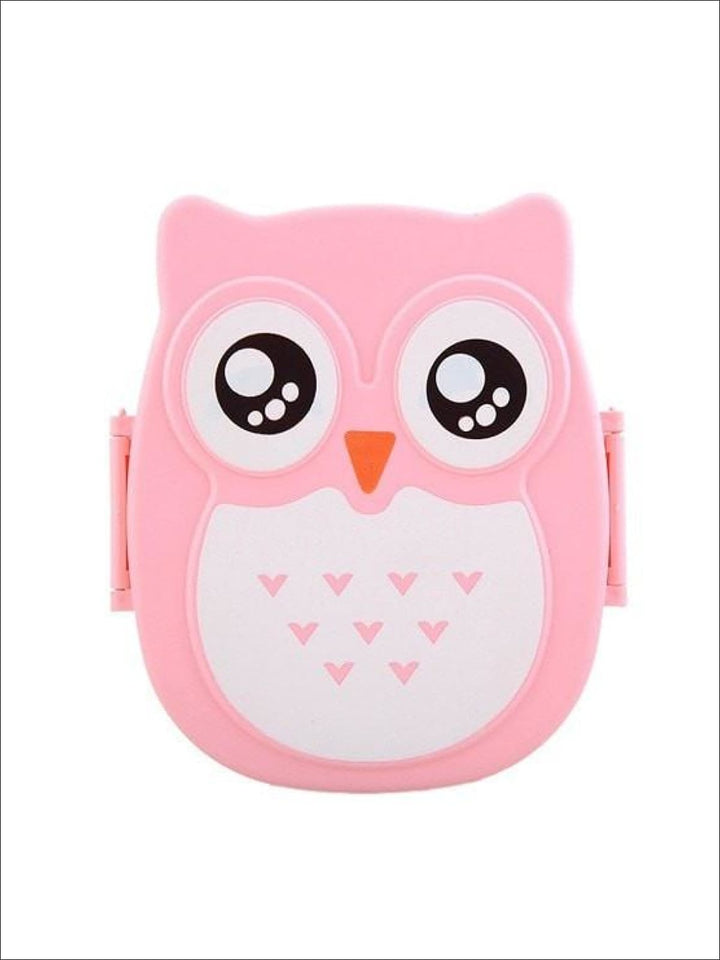 Girls Cute Owl Bento Lunch Box | School Accessories - Mia Belle Girls