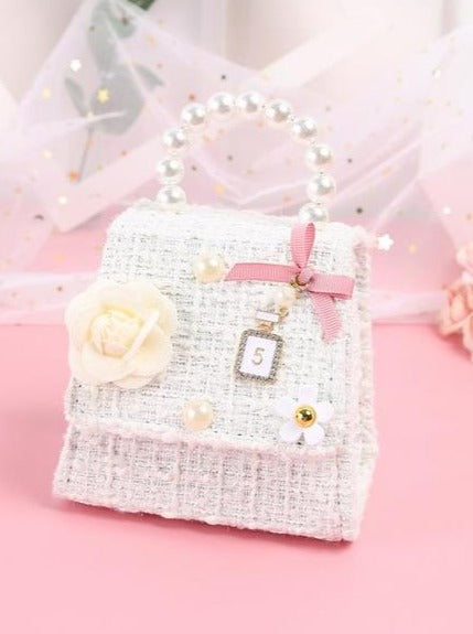 Cute white bag best sale