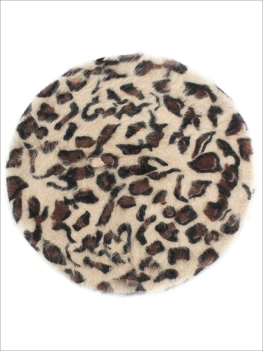 Kids Sassy & Casual Animal Print Beret | Accessories - Mia Belle Girls