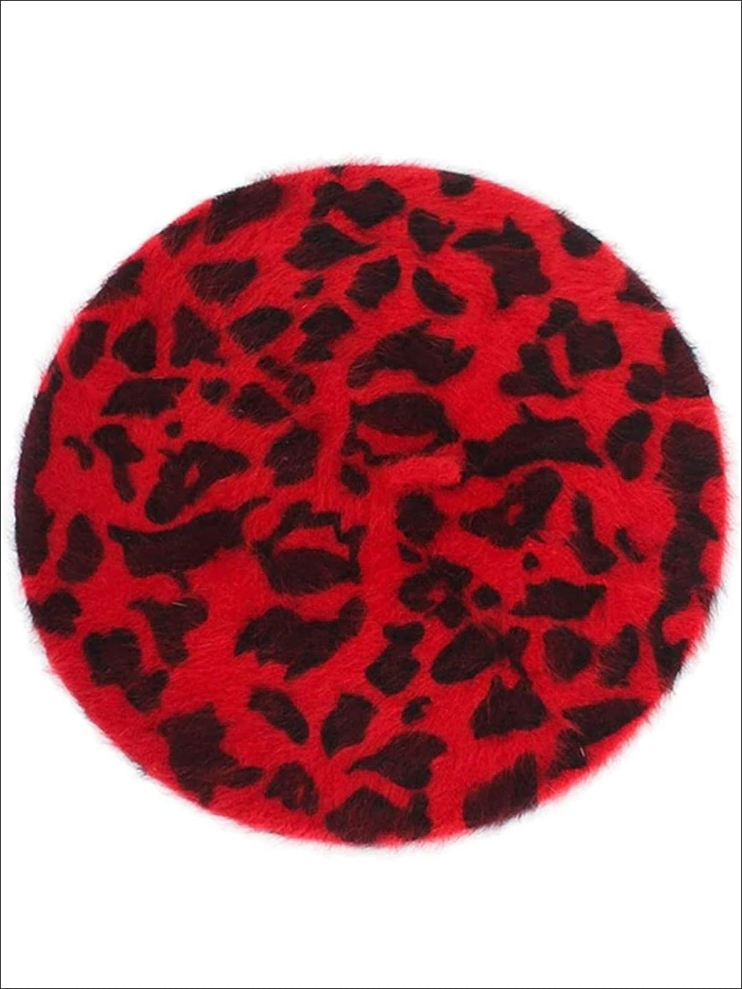 Kids Sassy & Casual Animal Print Beret | Accessories - Mia Belle Girls