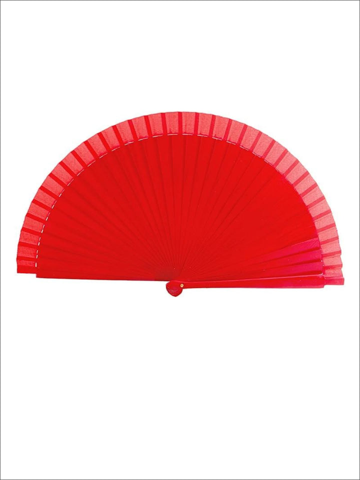 Halloween Accessories | Wooden Spanish Flamenco Fan | Mia Belle Girls