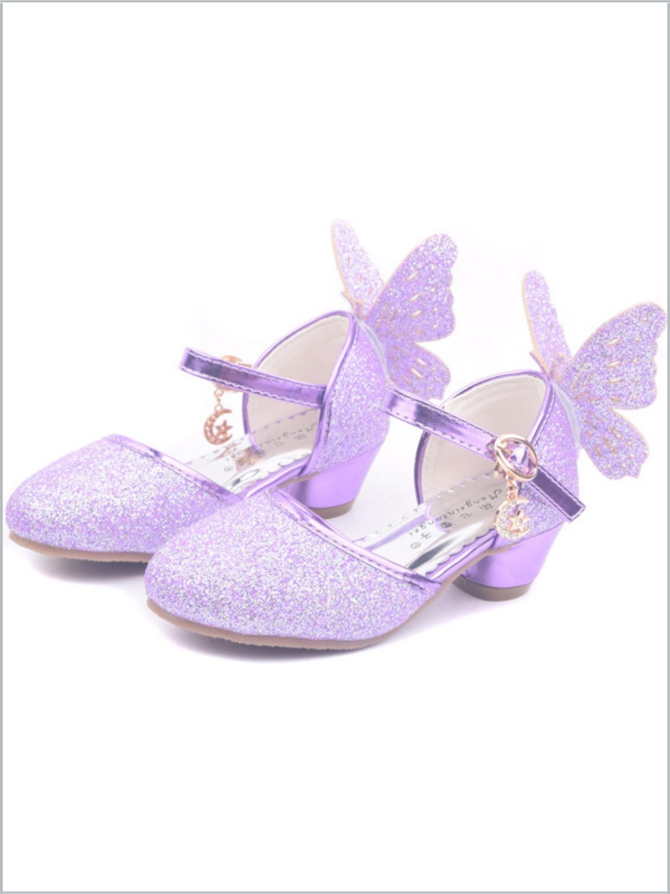 Girls Glitter Butterfly Wing Princess Shoes By Liv and Mia- Mia Belle Girls