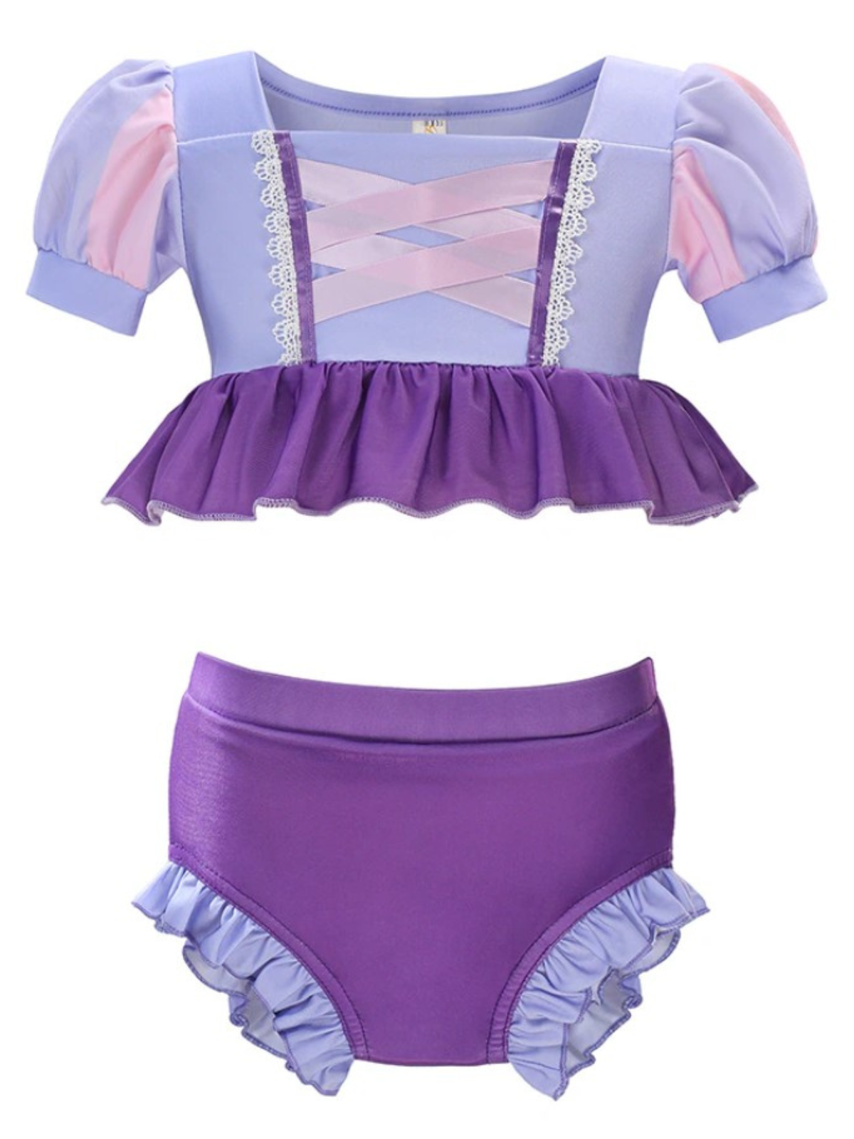 Two Piece Toddler Swimsuits | Rapunzel Inspired Two Piece Swimsuit ...