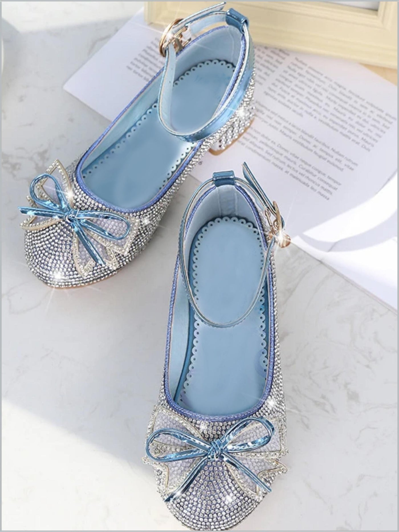 Toddler Shoes By Liv & Mia | Elsa Inspired Sparkle Princess Flats – Mia ...