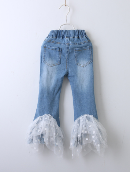 Designer Pearl Hole Denim Boys Pants For Girls Fashionable Kids Clothing  From Alex_zeng, $7.54