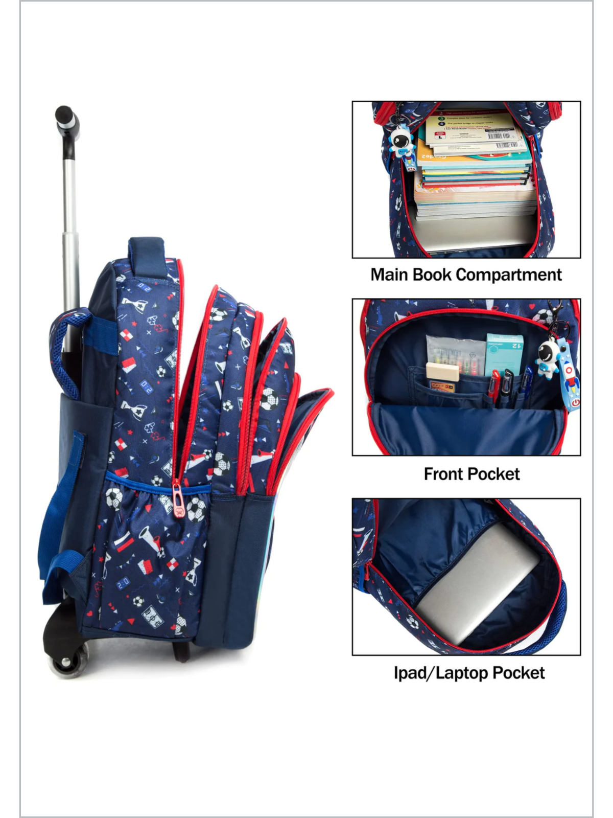 Kid Trolley Backpack School Bag | Backpack Wheels Child | Children Luggage  Wheels - Kid's Luggage - Aliexpress