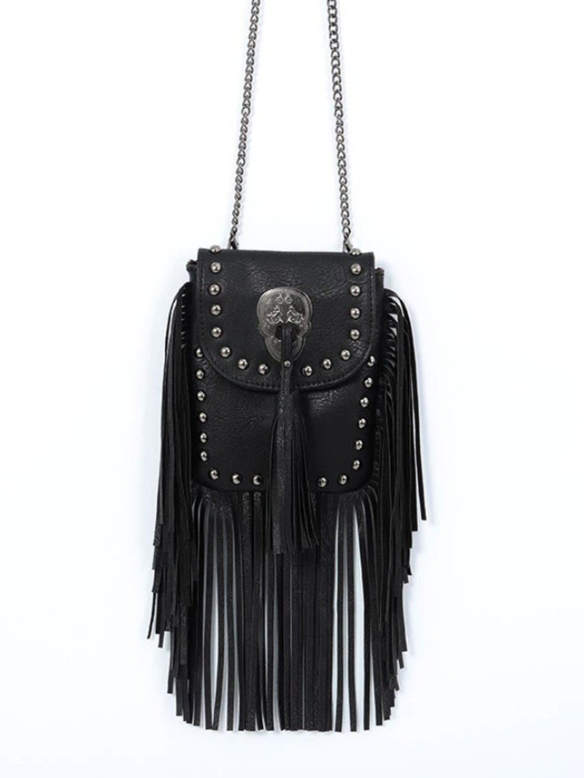 Girls Clothing Accessories | Bohemian Studded Fringe Crossbody Bag ...