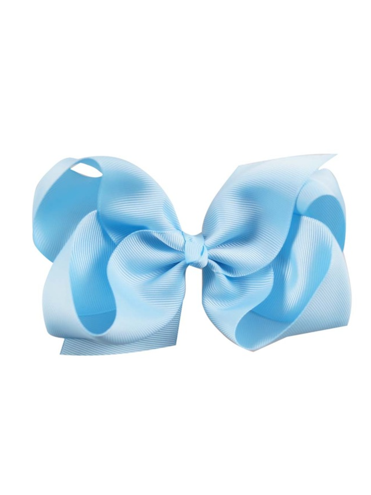 Baby Blue Large Bow Hair Clip – Mia Belle Girls