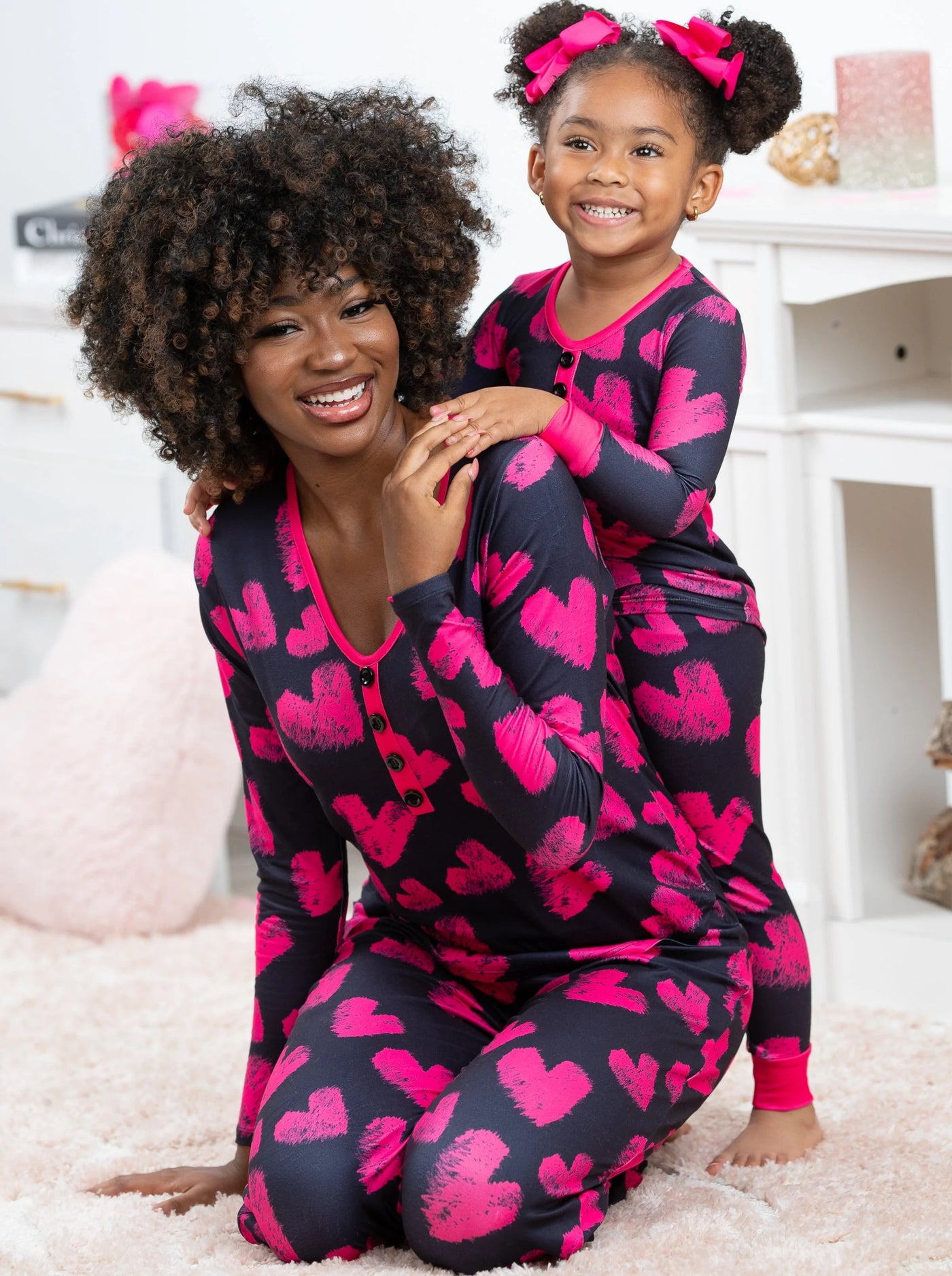 Mia Belle Girls Rust Checkered Silk Pajamas | Mommy and Me Pajamas Orange / 10Y/12Y