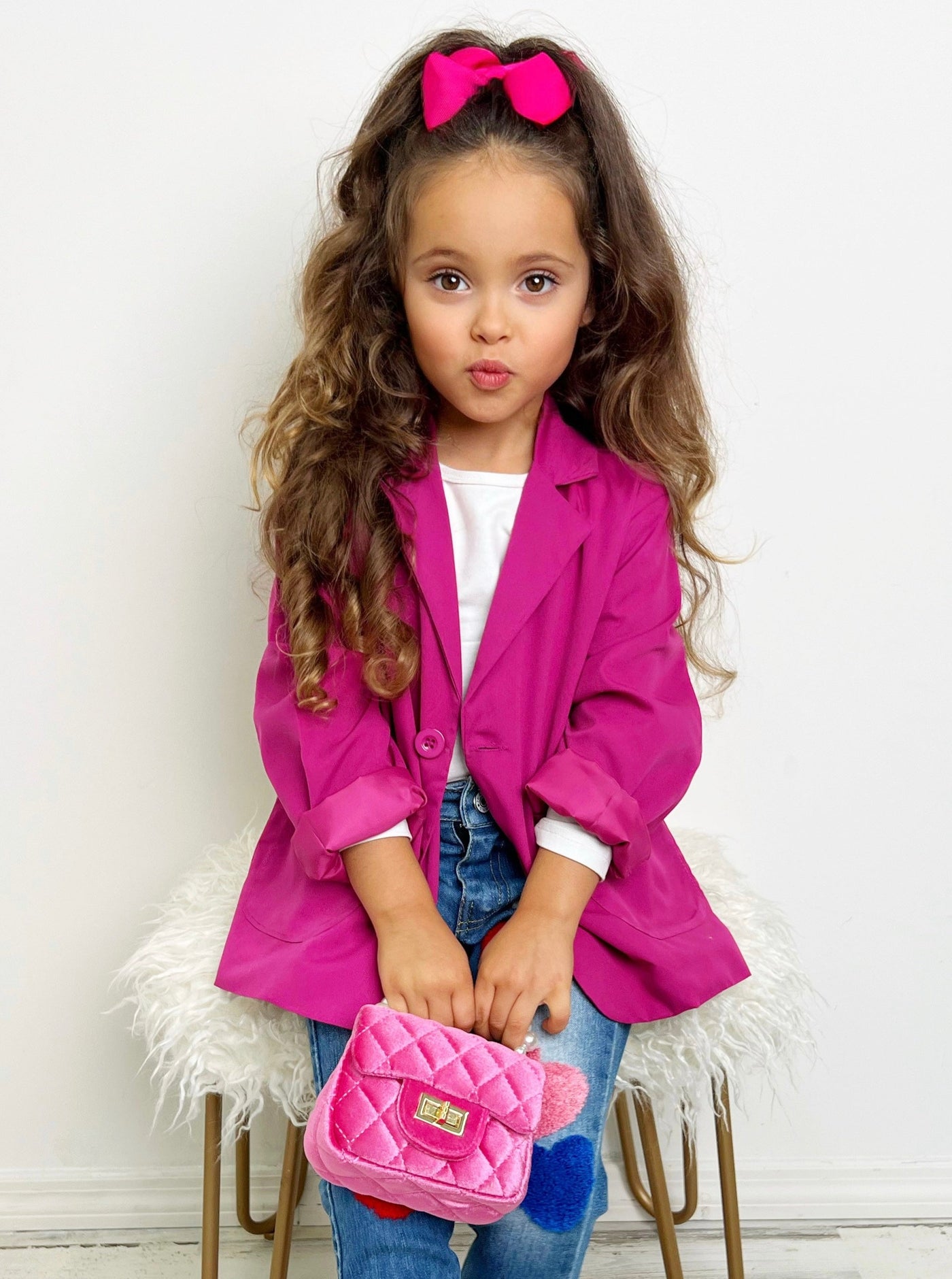 Toddler Clothing Sale, Girls Pink Blazer Jacket
