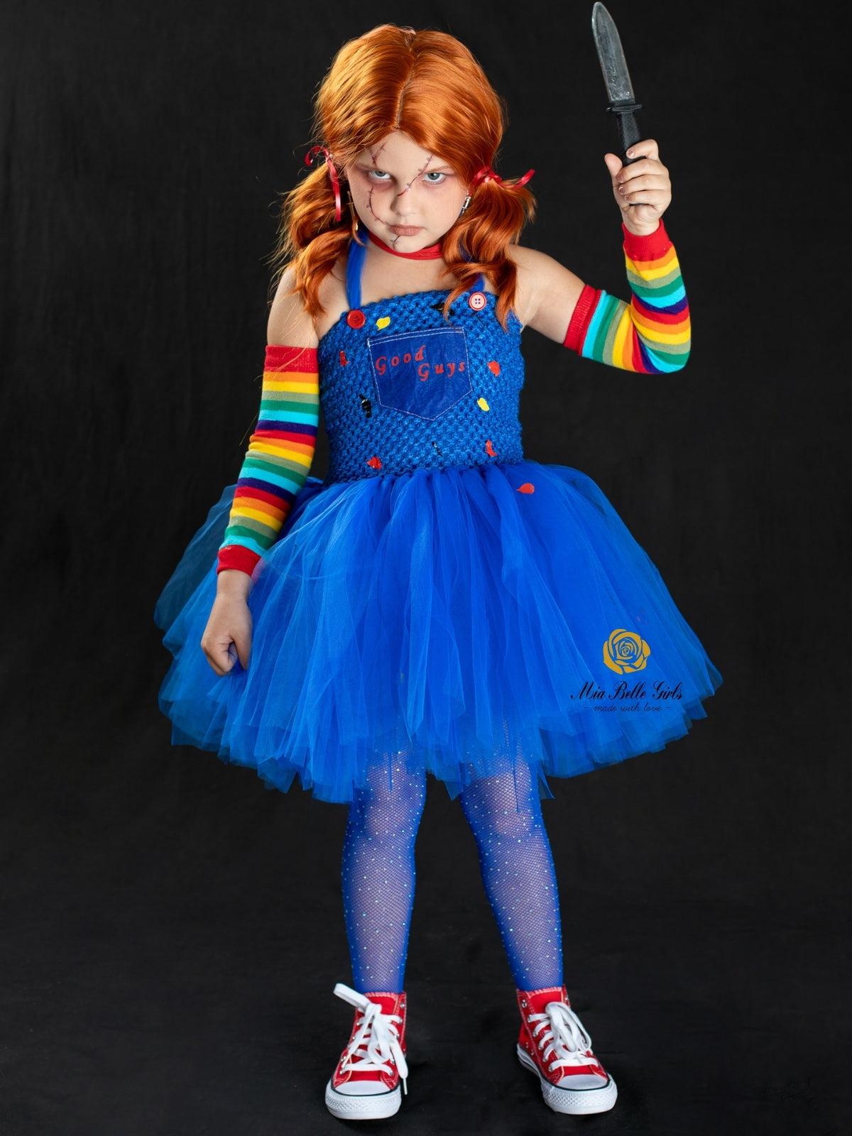 chucky costume for girls