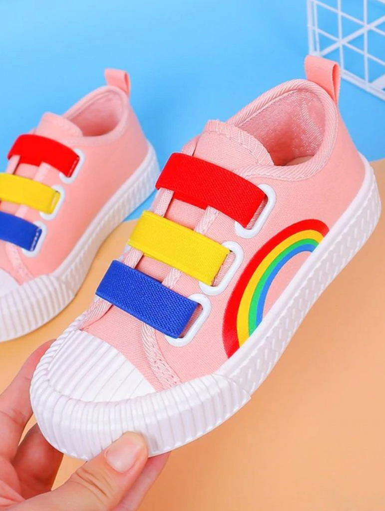 Rainbow Shoes for Girls 0-24 mos