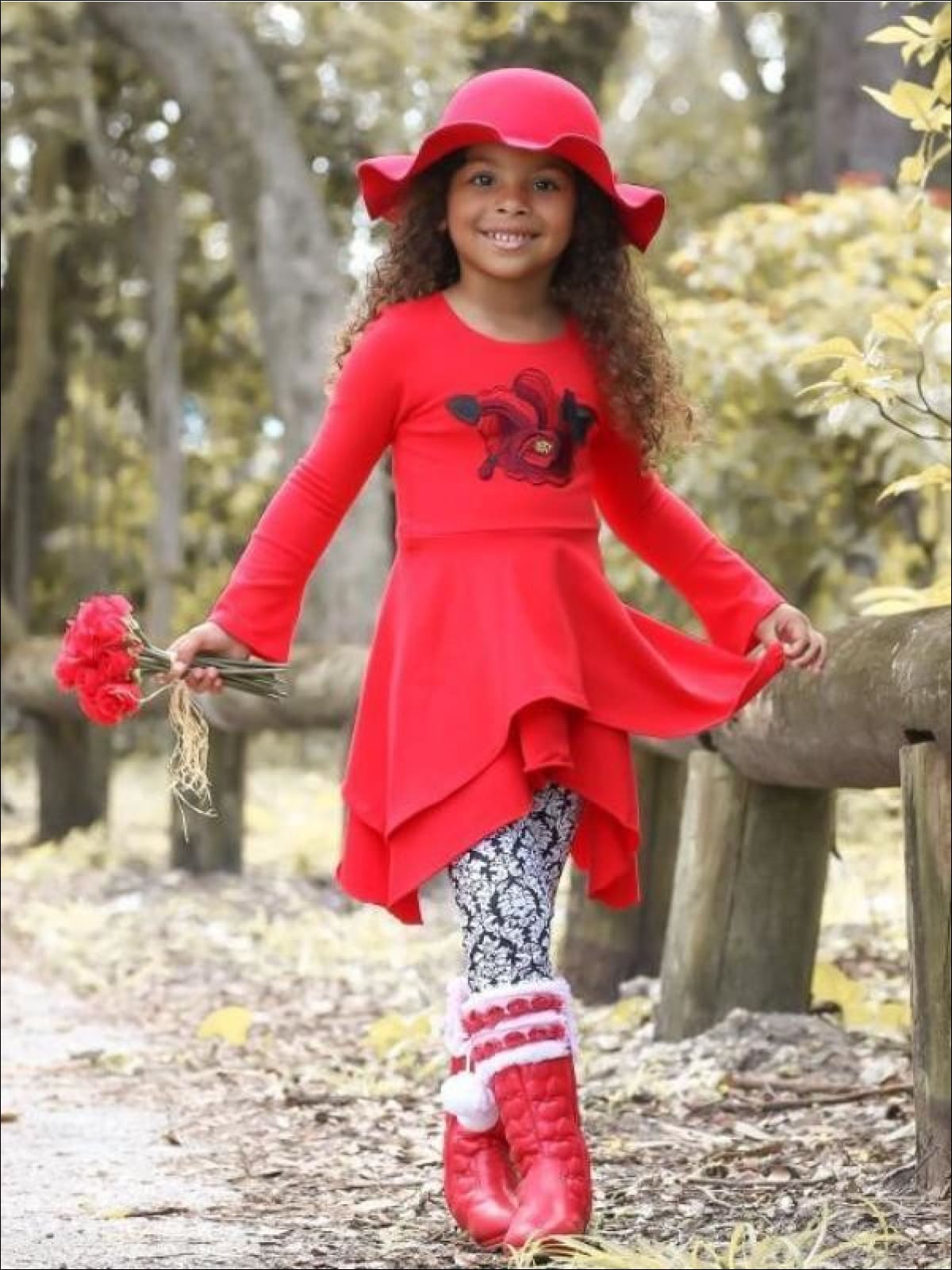 eaSt riding leggings children Reggings® R1 with full grip in signature red  | lepona.de