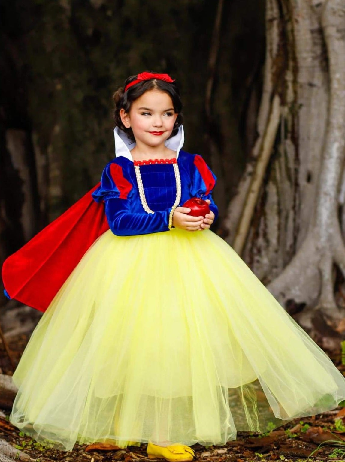 Girls Halloween Costumes  Toddlers Snow White Gown - Mia Belle Girls