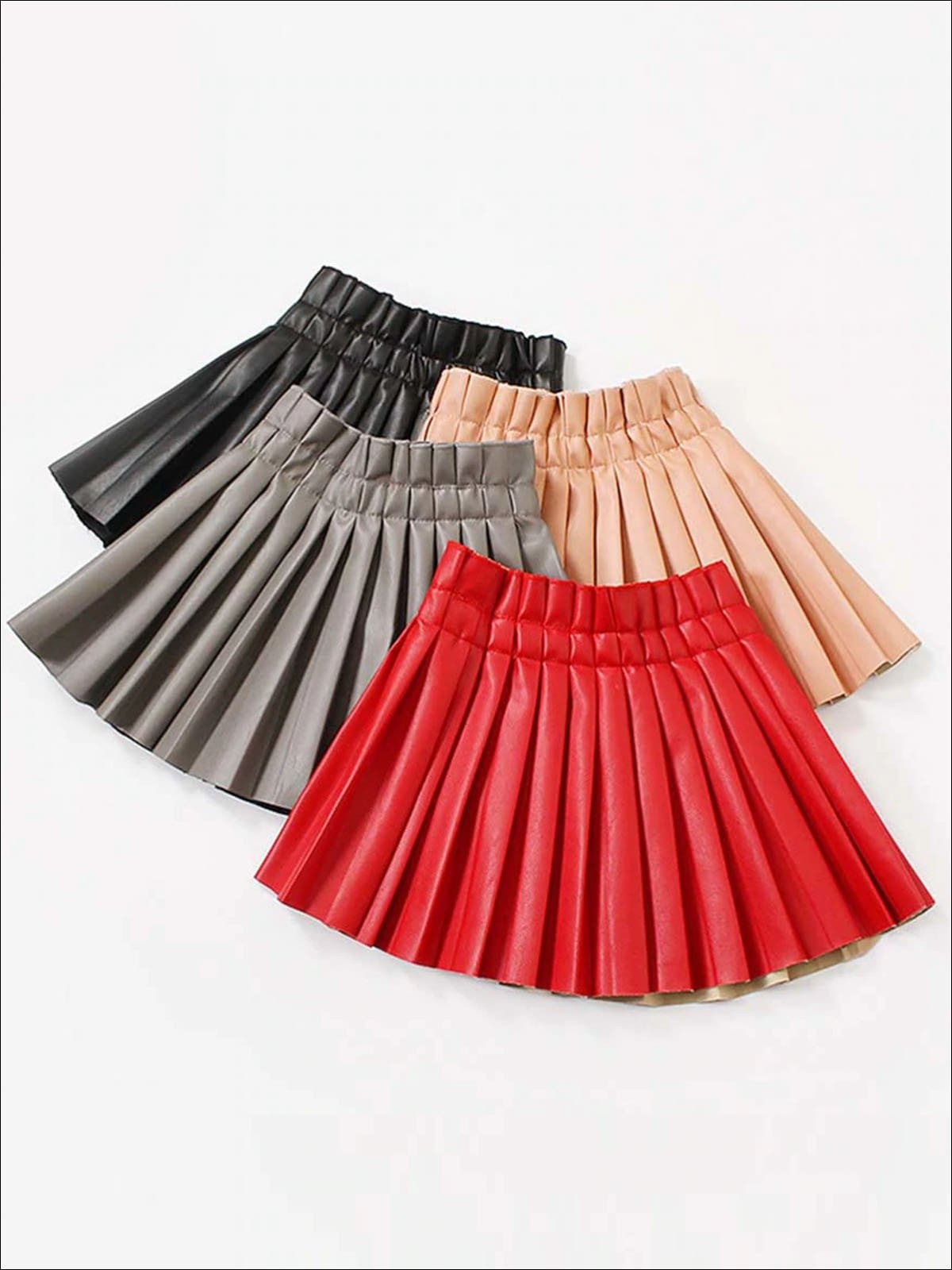 Cute Outfits For Girls | Vegan Leather Pleated Skirt | Girls Boutique ...