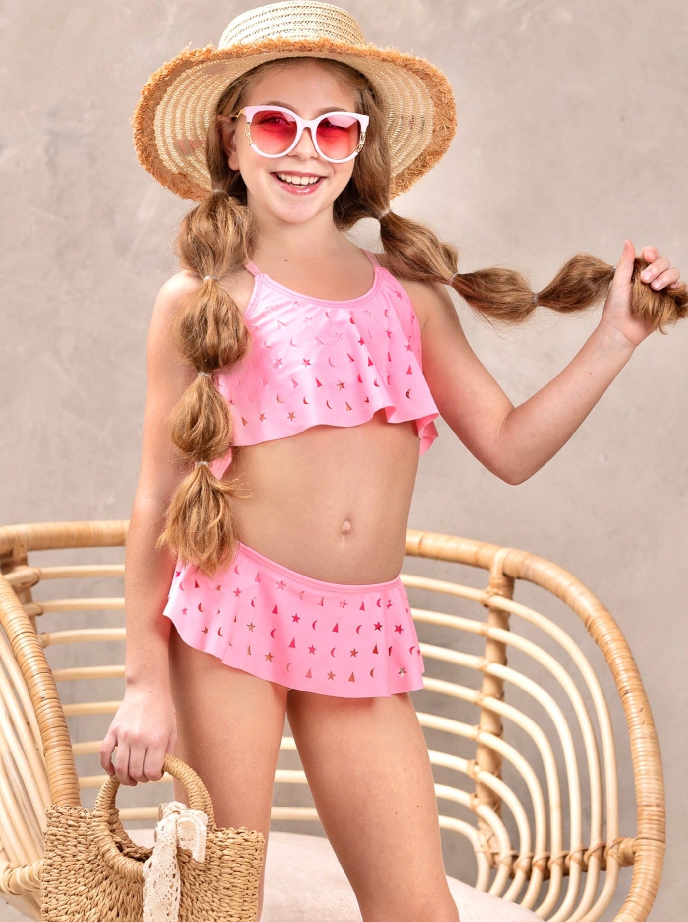 Mia Belle Girls - Flamingos 🦩 all day 👙😜 Shop Swimsuit: https