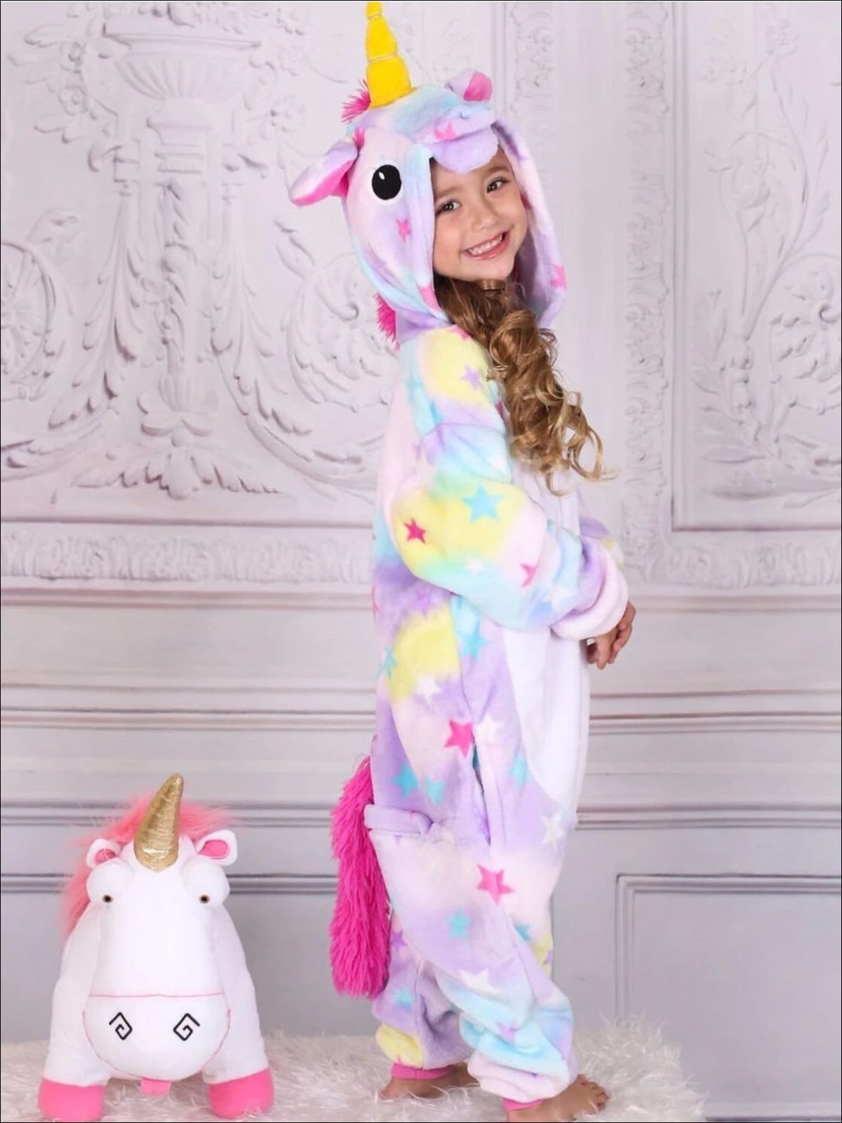 Mommy And Me Stars Unicorn Hooded Pajamas – Mia Belle Girls