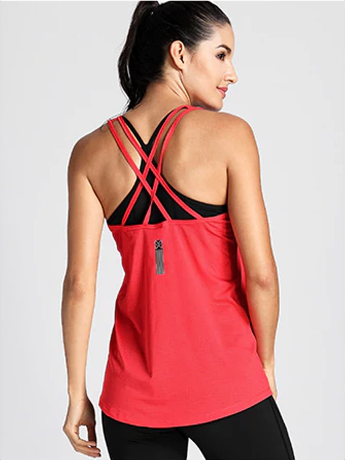 DKNY Red Athletic Tank Tops for Women